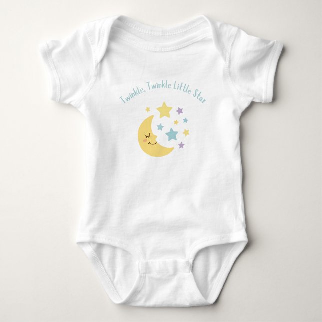 Twinkle Little Star Baby Bodysuit (Front)