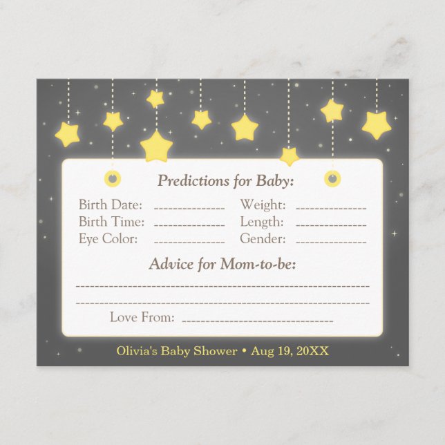 Twinkle Little Star Baby Prediction and Advice (Front)