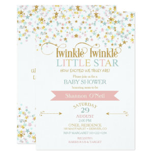 twinkle little star invitations announcements zazzle uk