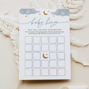 Twinkle Little Star Baby Shower Bingo Game Invitation