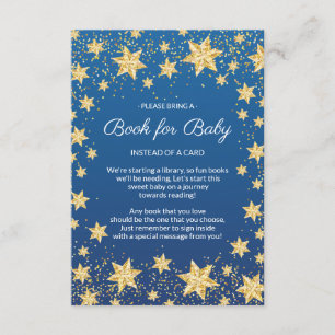 Twinkle Little Star Baby Shower Book for Baby Card