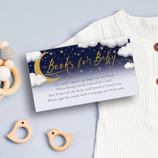 Twinkle Little Star Baby Shower Books for Baby Enclosure Card (Creator Uploaded)