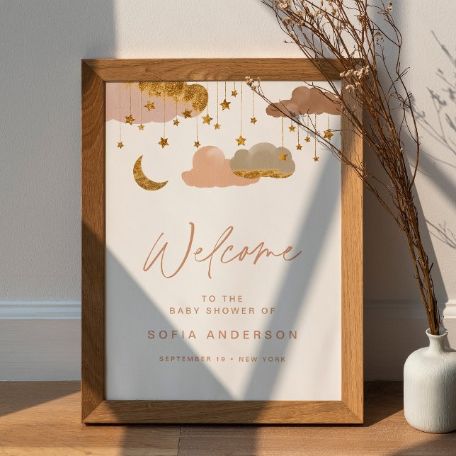 Twinkle Little Star Baby Shower Welcome Poster (Creator Uploaded)