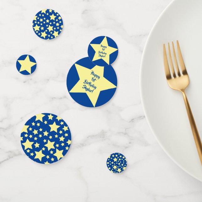 Twinkle Little Star Cute 1st Birthday Party Theme Confetti (Group)