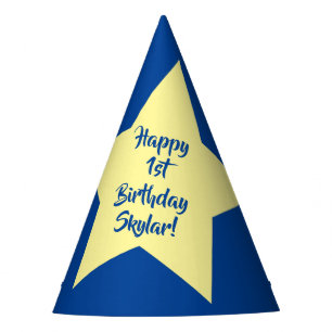 Twinkle Little Star Cute 1st Birthday Party Theme Party Hat