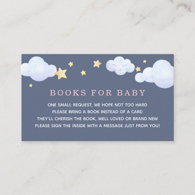 Twinkle Little Star Elephant Books for Baby Enclos Enclosure Card (Front)