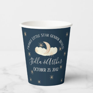 Twinkle Little Star Gender Reveal– Celestial Party Paper Cups