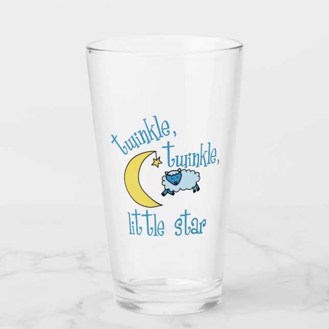 Twinkle Little Star Glass (Front)