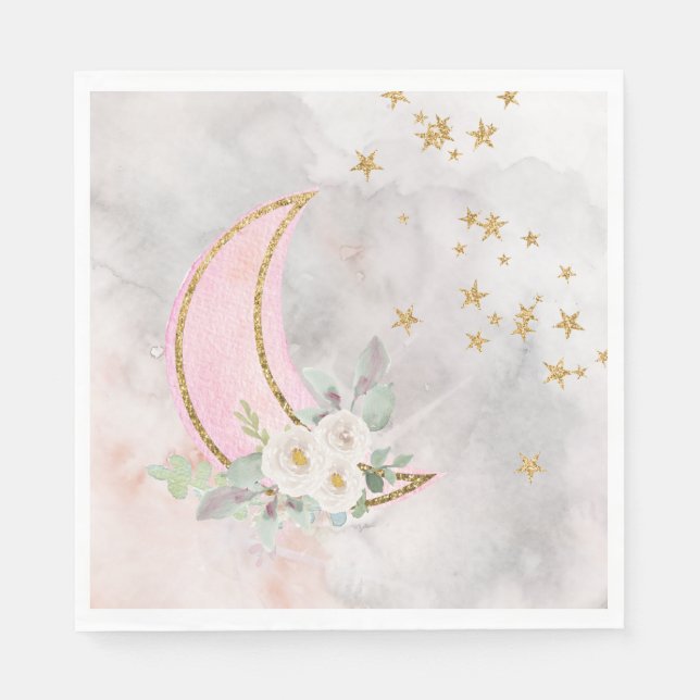 Twinkle Little Star Napkins Over The Moon Plates (Front)