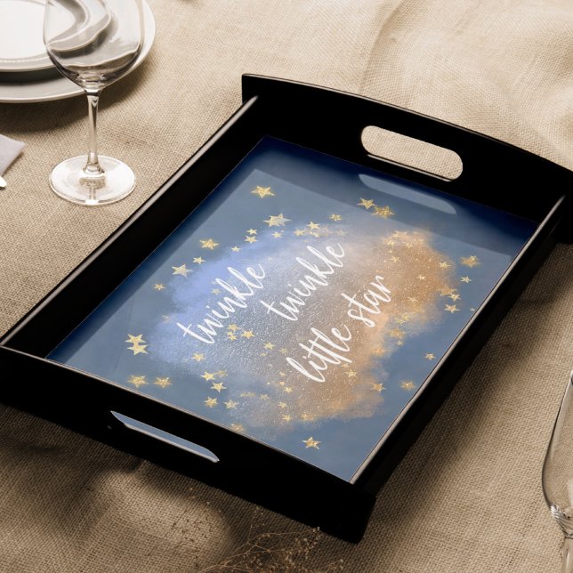 Twinkle Little Star | Navy Blue Copper Gold Dust Tissue Paper (Creator Uploaded)