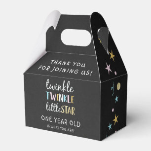 Twinkle Little Star One Year Old Is What You Are! Favour Box