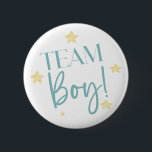 Twinkle Little Star Team Boy Blue Gender Reveal 6 Cm Round Badge<br><div class="desc">This is a Twinkle Little Star How We Wonder What You Are Team Boy Gender Reveal Button!</div>