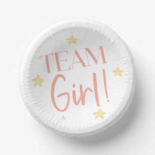 Twinkle Little Star Team Boy Blue Gender Reveal Paper Plate