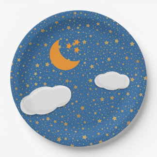 Twinkle Little Stars Paper Plate