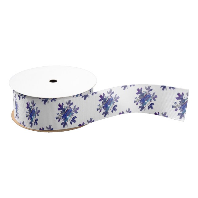 Twinkle Snowflake Grosgrain Ribbon (Spool)