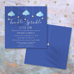 Twinkle Sprinkle Little Star Couples Baby Sprinkle Invitation