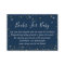 Twinkle Star Navy & Gold Book Request Cards