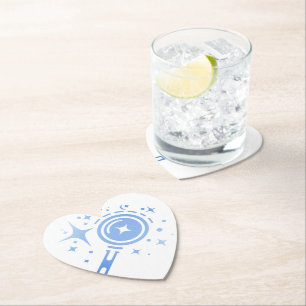 Twinkle stars, Beacon of the Limitless Digital Age Paper Coaster
