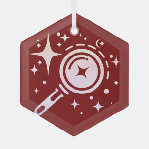 Twinkle stars, Beacon of the Limitless Digital Era Glass Tree Decoration