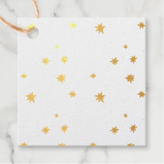 twinkle stars with evergreen favour tags