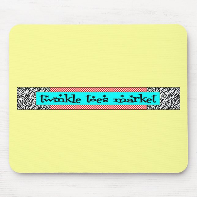 Twinkle Toes Market Logo Mouse Mat (Front)