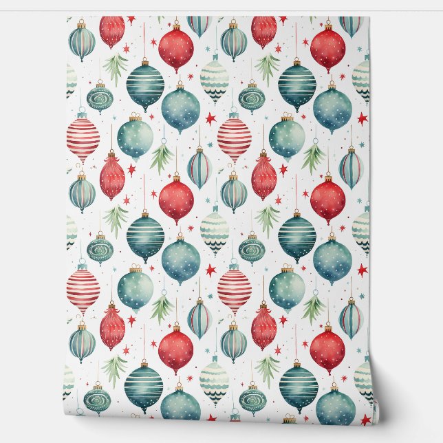 Twinkle Treetop Treasures Christmas Wallpaper (Unrolling)