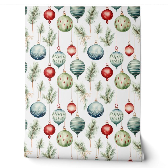 Twinkle Treetop Treasures Christmas Wallpaper (Unrolling)