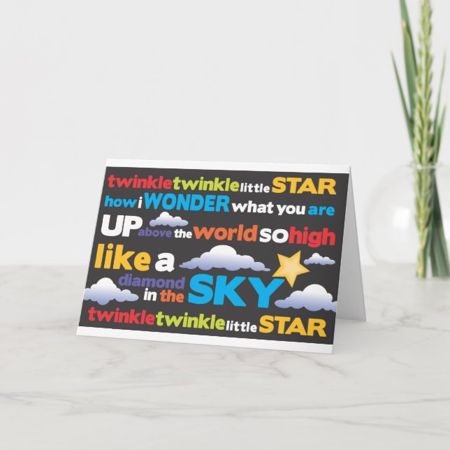 Twinkle Twinkle Card (Front)
