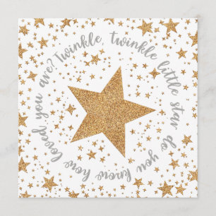 Twinkle Twinkle Gender Neutral Baby Shower Invite