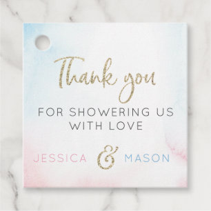 Twinkle Twinkle Gender Reveal Favour Tag