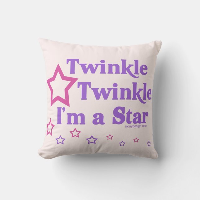 Twinkle Twinkle I'm a Star Cushion (Front)