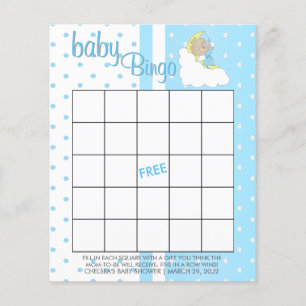 Twinkle, Twinkle Little Star -  Baby Boy - Bingo Flyer