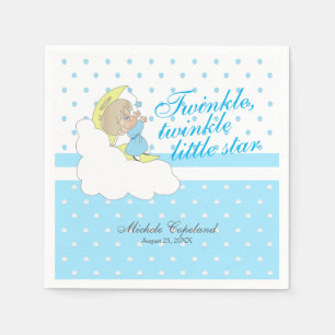 Twinkle, Twinkle Little Star -  Baby Boy Napkin