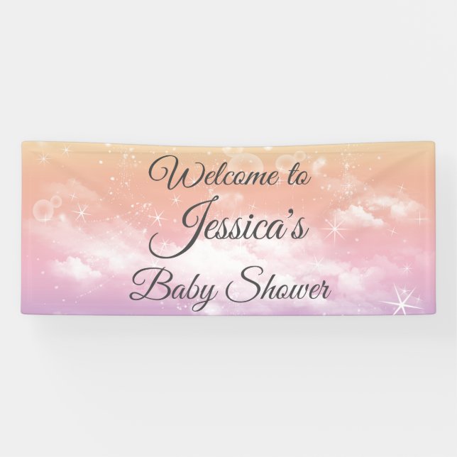 Twinkle Twinkle Little Star Baby Shower Banner (Horizontal)
