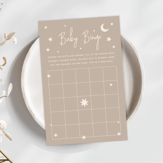 Twinkle Twinkle Little Star Baby Shower Bingo Card (Creator Uploaded)