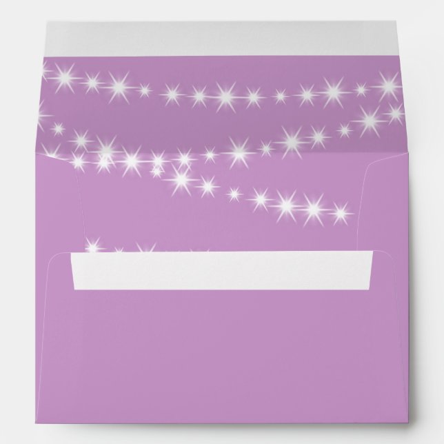 Twinkle Twinkle Little Star Baby Shower Envelope (Back (Bottom))