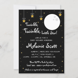 Twinkle, Twinkle, Little Star! Baby Shower Invita Invitation