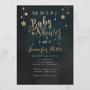 Twinkle Twinkle Little Star Baby Shower Invitation