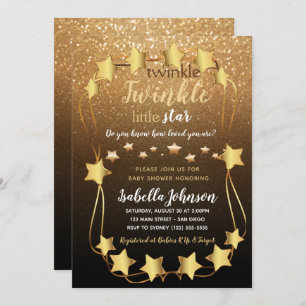 Twinkle Twinkle Little Star - Baby Shower Invitation