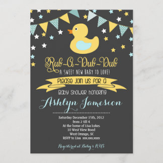 Twinkle Twinkle Little Star Baby Shower INvitation