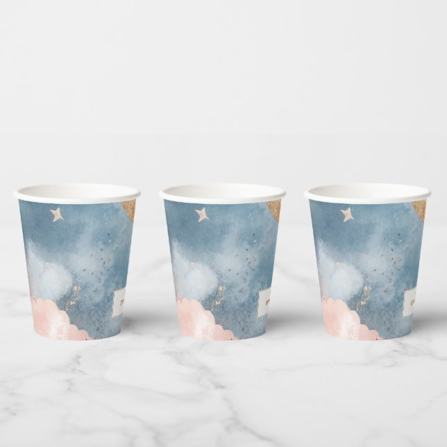 Twinkle twinkle little star baby shower paper cups (Multi)