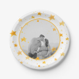 Twinkle Twinkle Little Star Baby Shower Paper Plate