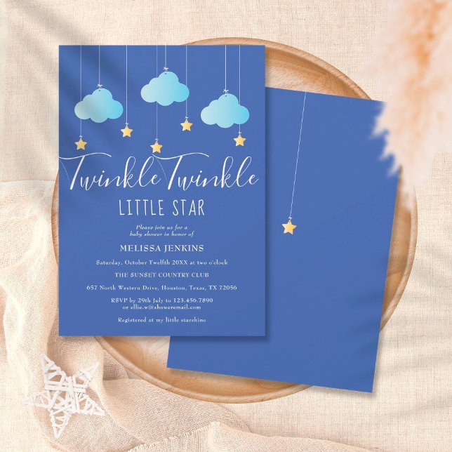 Twinkle Twinkle Little Star Baby Shower / Sprinkle Invitation (Creator Uploaded)