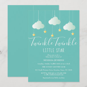 Twinkle Twinkle Little Star Baby Shower / Sprinkle Invitation