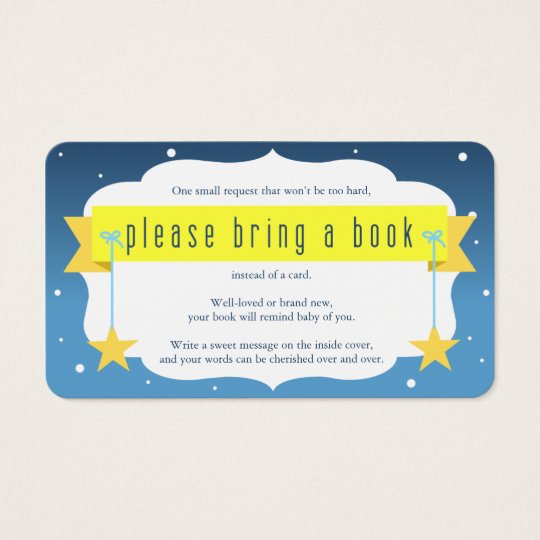 Twinkle Twinkle Little Star Book Request Card