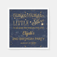 Twinkle Twinkle Little Star Boy 2nd Birthday Party
