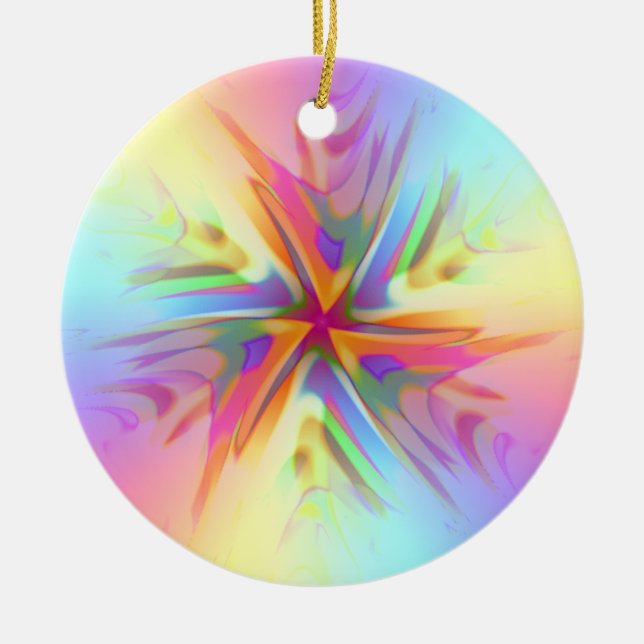 Twinkle Twinkle Little Star Ceramic Tree Decoration (Front)