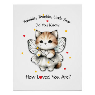 Twinkle twinkle little star...childs room poster