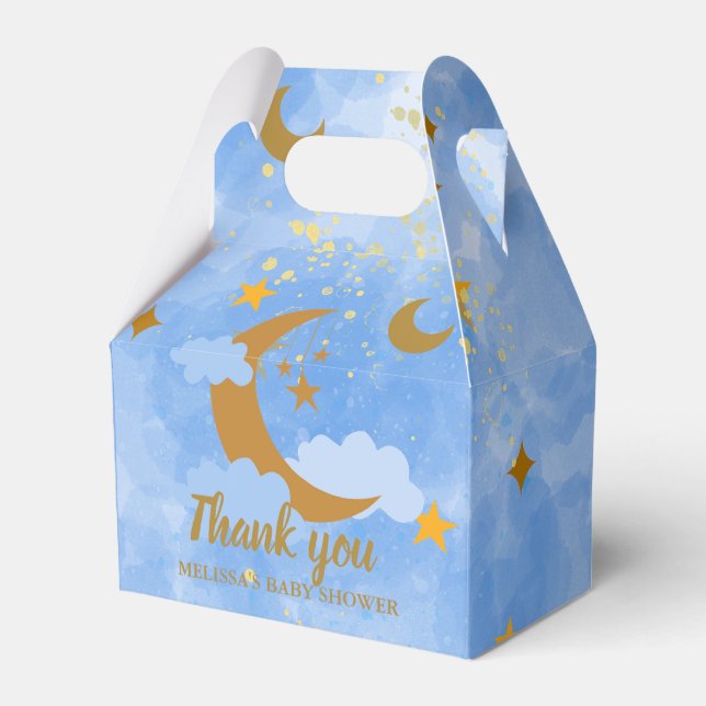 Twinkle twinkle little star custom favour box (Front Side)