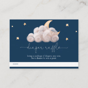 Twinkle Twinkle Little Star Diaper Raffle Enclosure Card